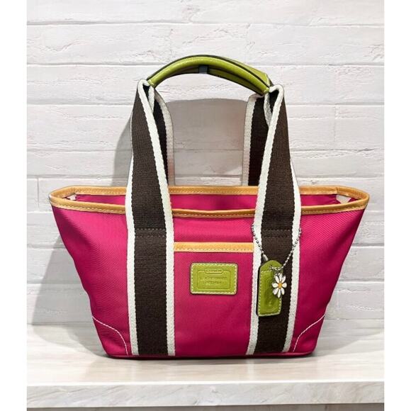 Vintage Coach 6260 Hamptons Mini Nylon Weekend Tote Bag - Picture 1 of 11
